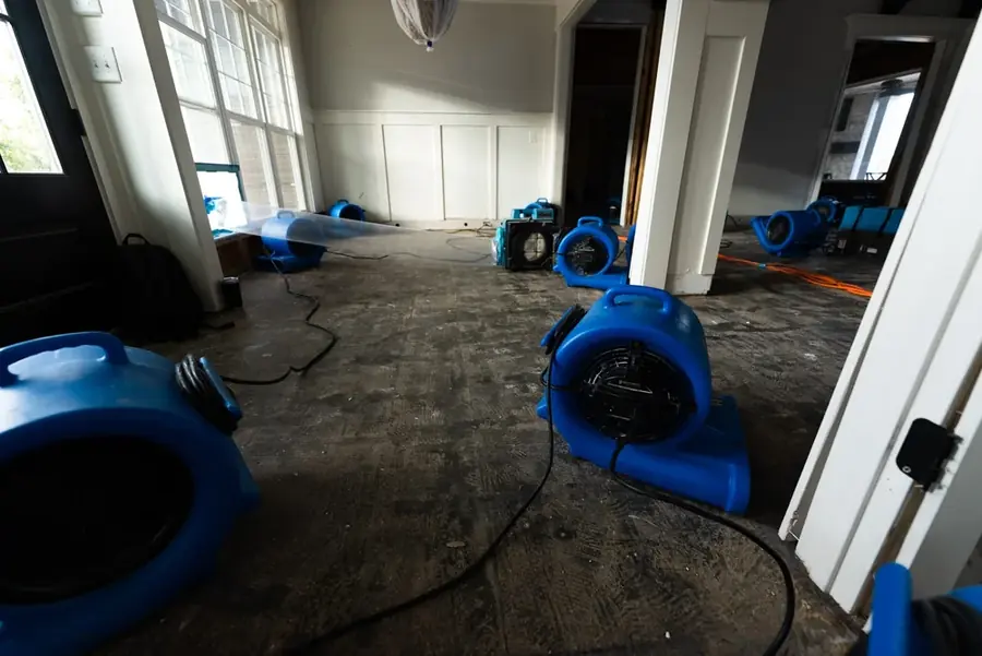 Frozen pipe burst dried in place in Cecil