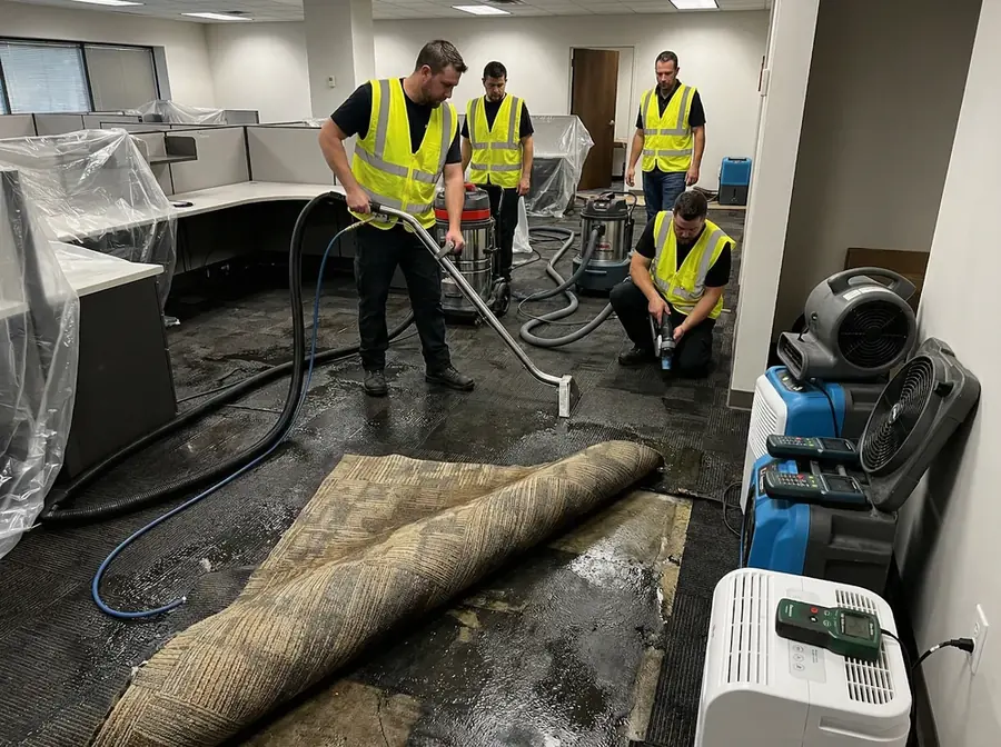Commercial water damage restoration in a Williamstown, NJ building